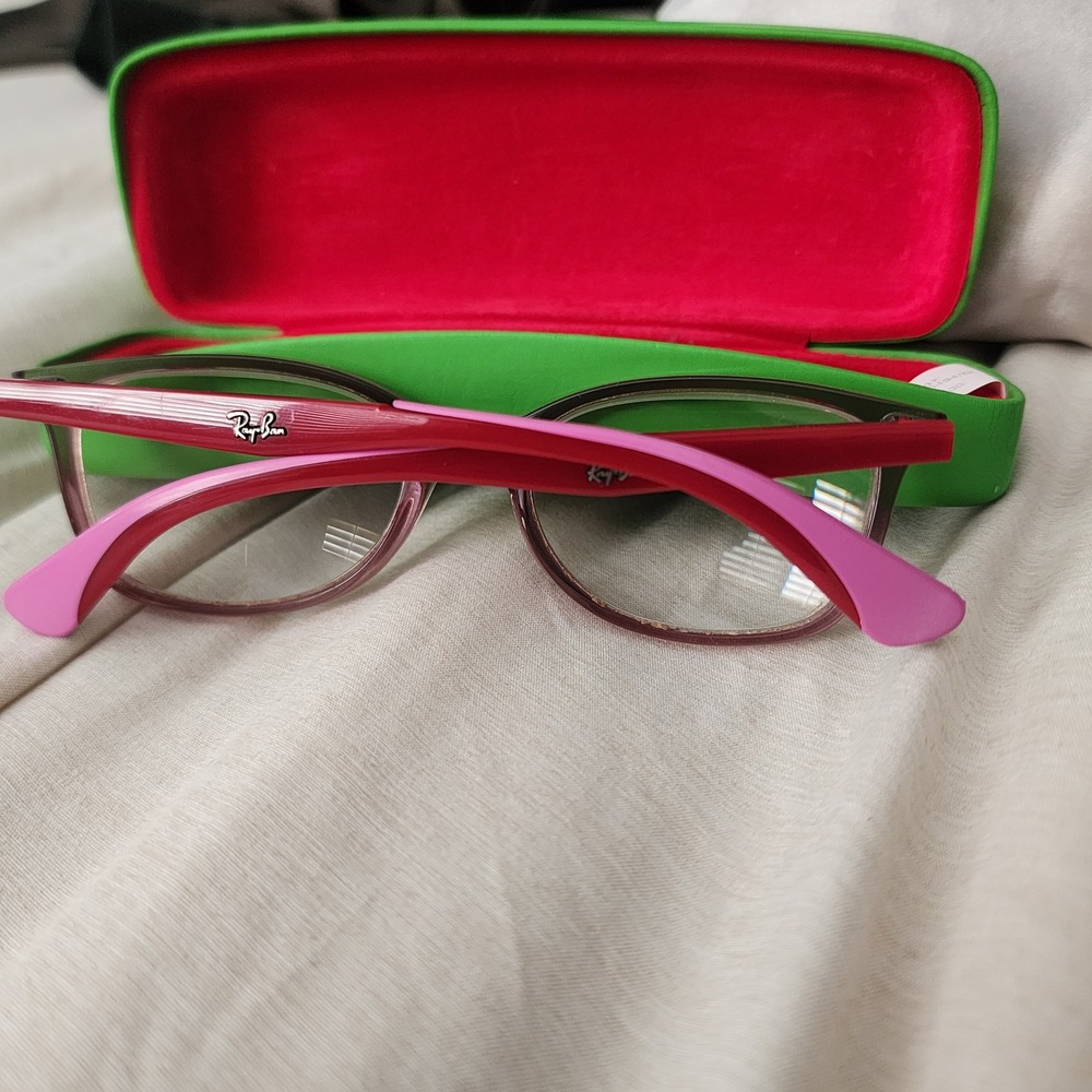 Ray-Ban Eyeglasses Kids 49mm Violet Pink RB1586 3777 Junior Frames Only - Picture 7 of 9